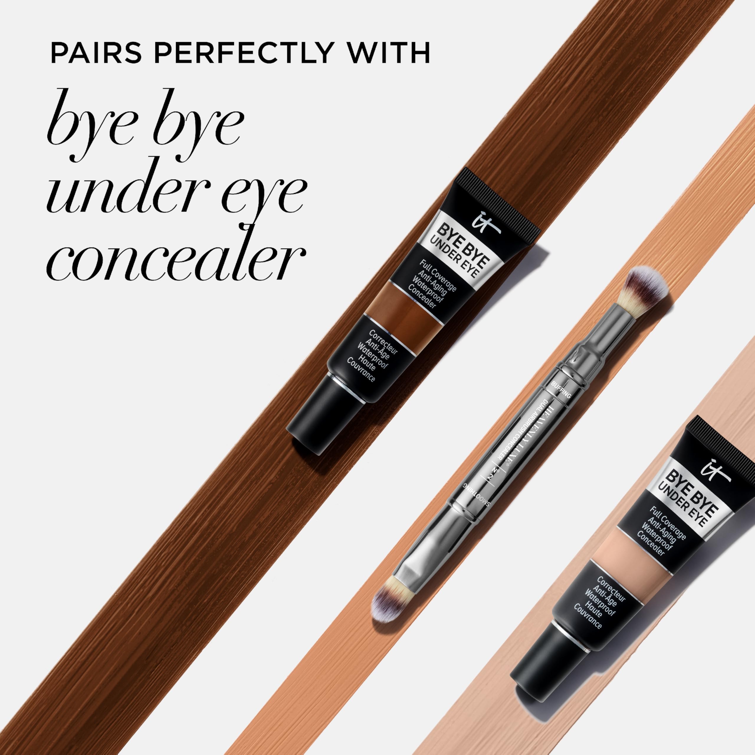 IT Cosmetics Heavenly Luxe Dual Airbrush Concealer Brush #2 bristle detail