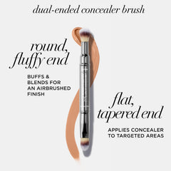 IT Cosmetics Heavenly Luxe Dual Airbrush Concealer Brush #2 round end for buffing
