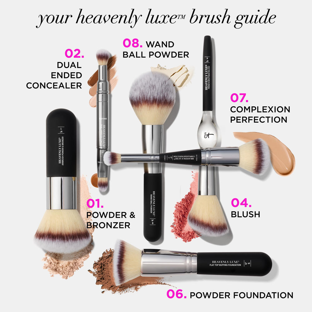 IT Cosmetics Heavenly Luxe award-winning hair feels ultra-plush for gentle blending