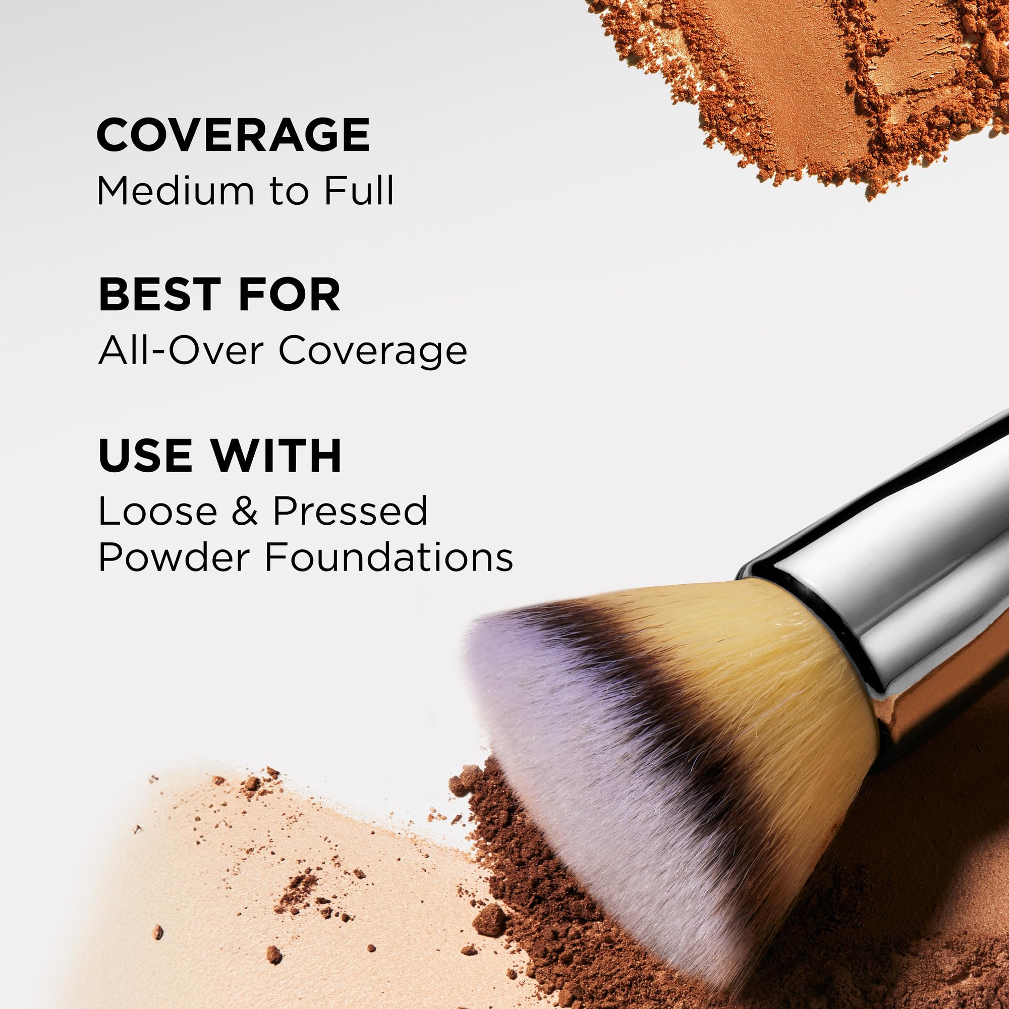 IT Cosmetics Heavenly Luxe brush enables smooth liquid foundation application