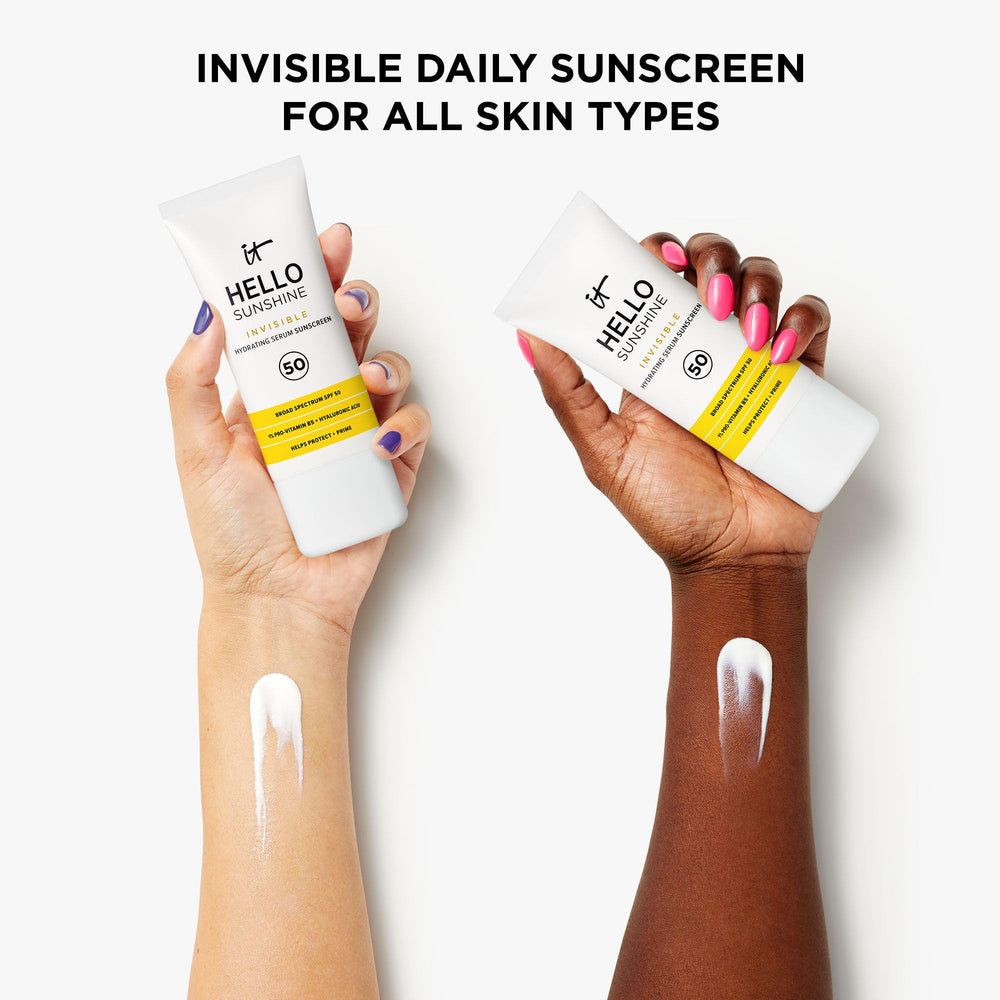 IT Cosmetics Hello Sunshine ingredients highlight pro-vitamin B5 benefits.