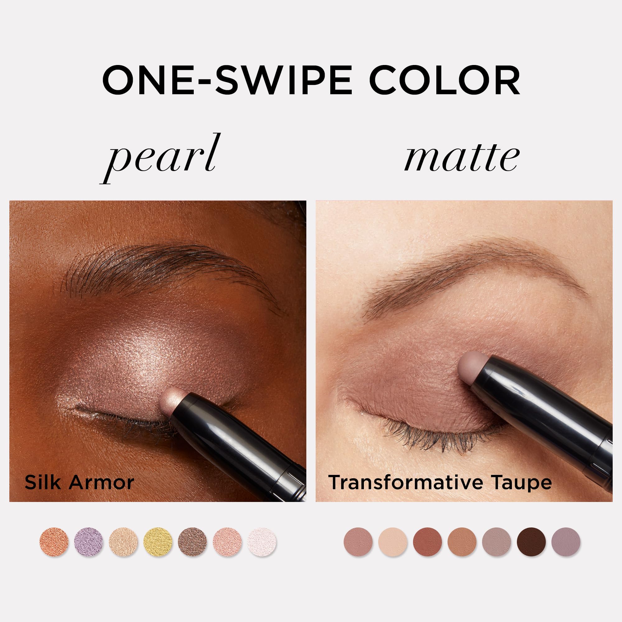 IT Cosmetics No-Tug Waterproof Taupe Cream Eyeshadow Stick lid-loving ingredients for refreshed look.