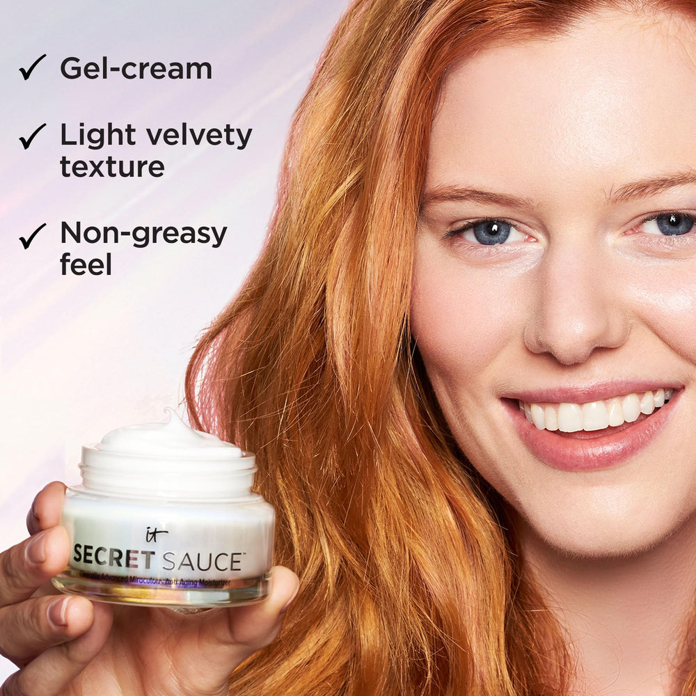IT Cosmetics Secret Sauce ferment concentrate ingredient spotlight for enhanced hydration.