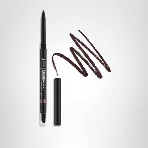 IT Cosmetics Superhero No-Tug Brown eyeliner withstands wear-test for lasting definition