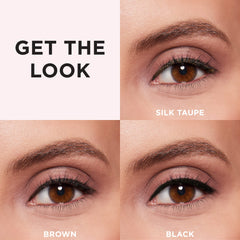 IT Cosmetics Superhero No-Tug Retractable Eyeliner swatch black reveals rich pigment for bold definition