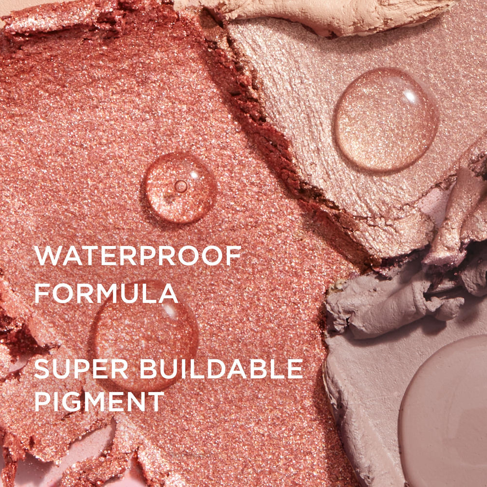 IT Cosmetics Superhero No-Tug Shadow Stick Super Slate creaseless finish on eyelid.