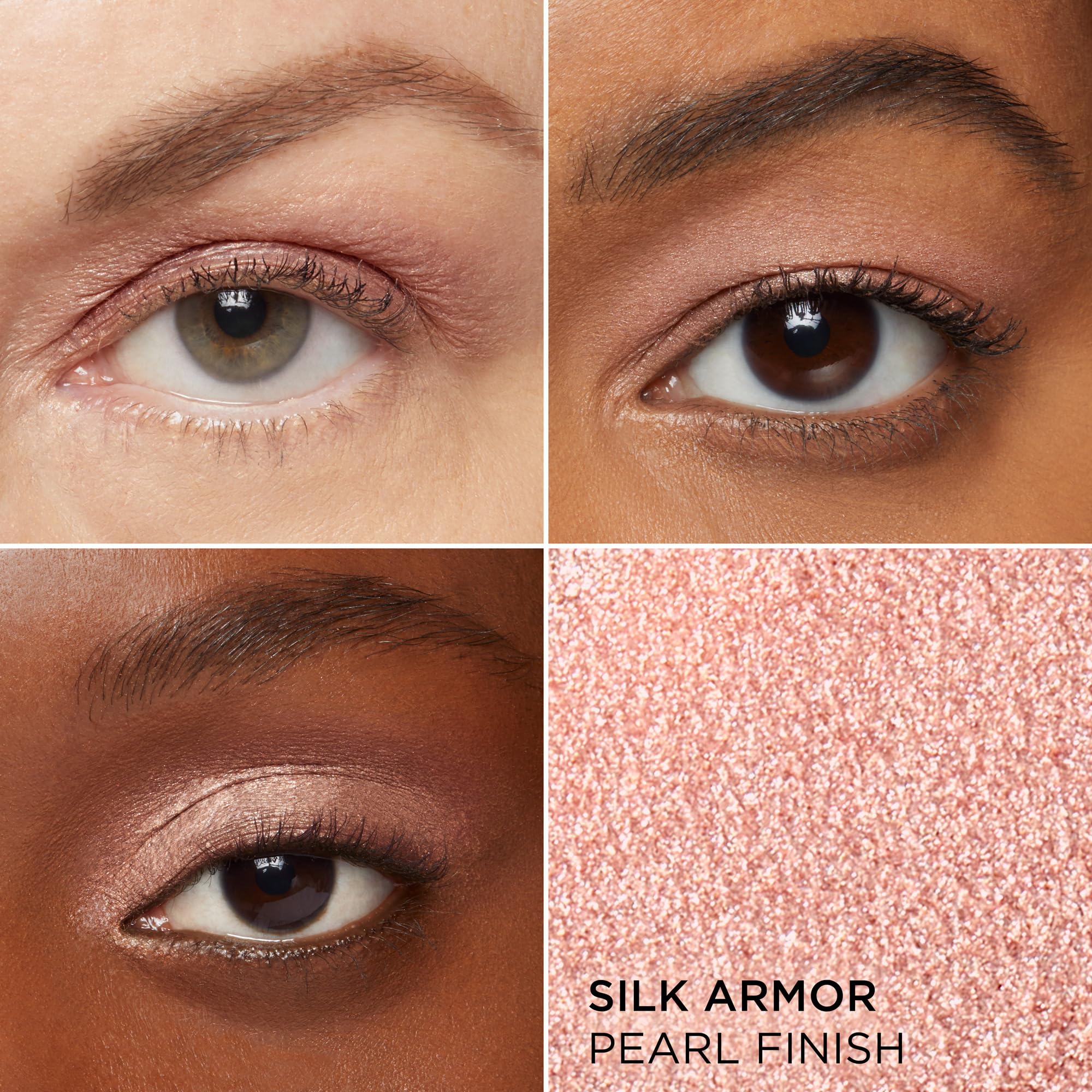 IT Cosmetics Superhero Shadow Stick on eyelid demonstrates easy glide for smooth application.