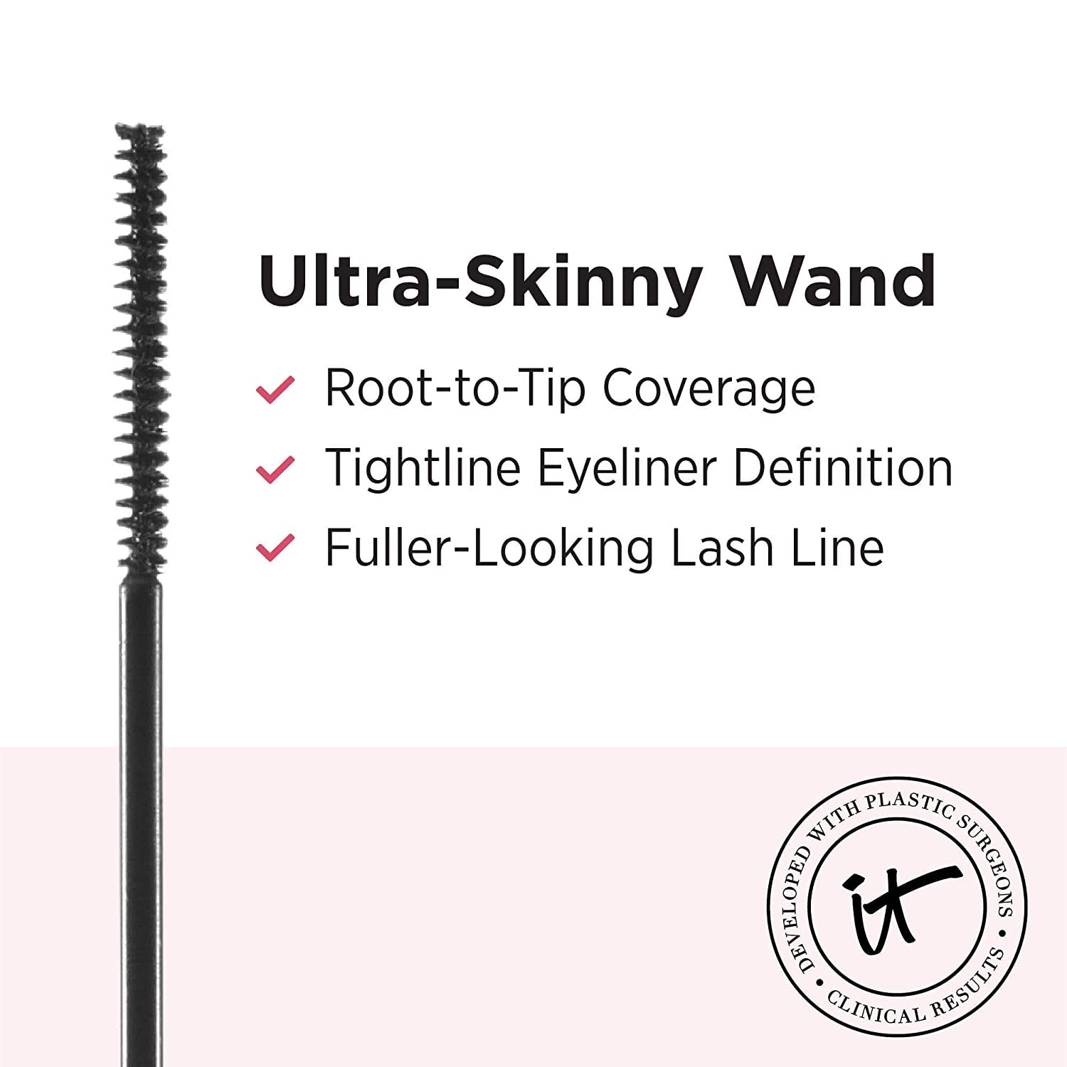 IT Cosmetics Tightline with peptide serum nourishes lashes during definition