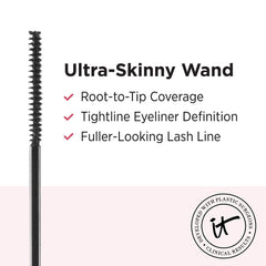 IT Cosmetics Tightline with peptide serum nourishes lashes during definition