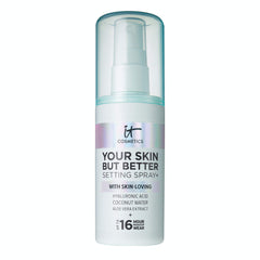 IT Cosmetics Your Skin But Better Setting Spray bottle ready for 16-hour hold makeup longevity