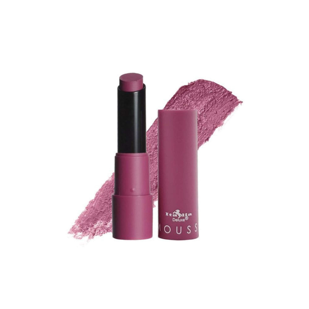 Italia Deluxe Top Five Mousse Matte Lipstick Set Natural swatch creates natural, everyday lip color.