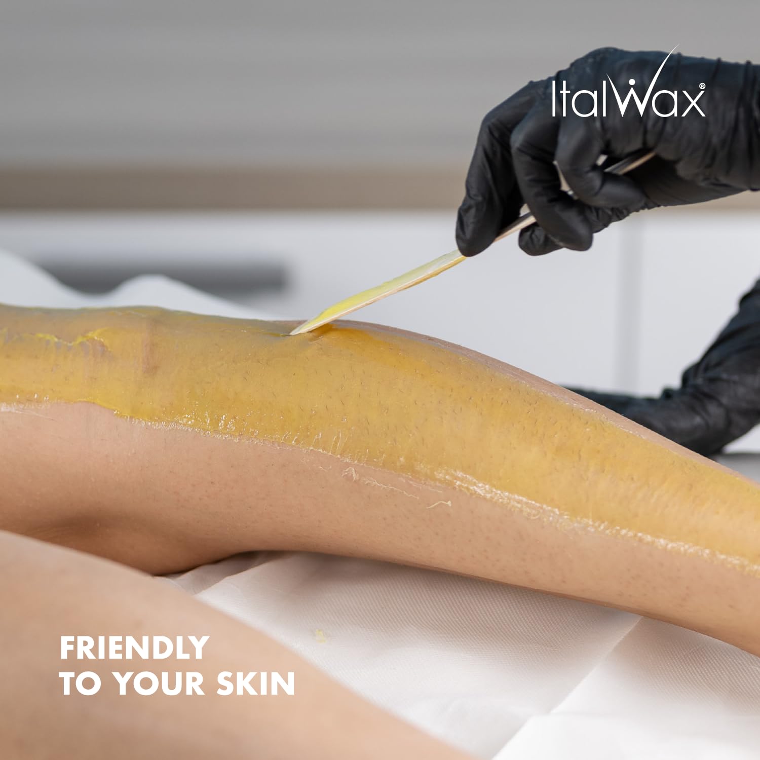 Italwax Top Line Argan Jelly Wax made in Italy packaging reflects consistent quality.