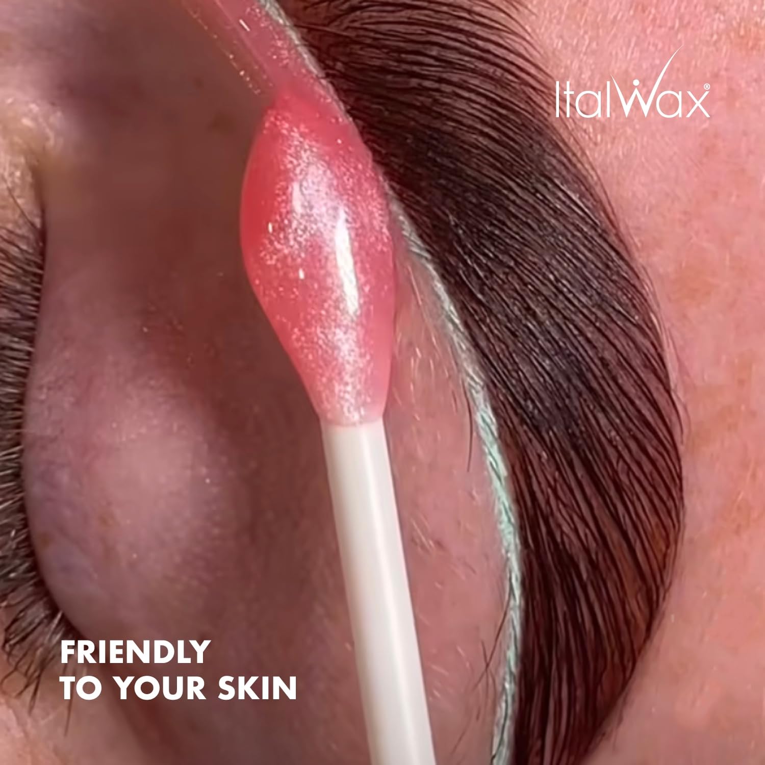 Italwax Made in Italy stamp close-up emphasizes controlled production and consistency.