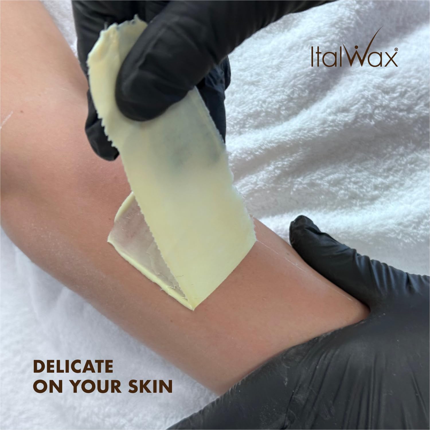 Italwax natural formulation ingredients suited for all skin types.