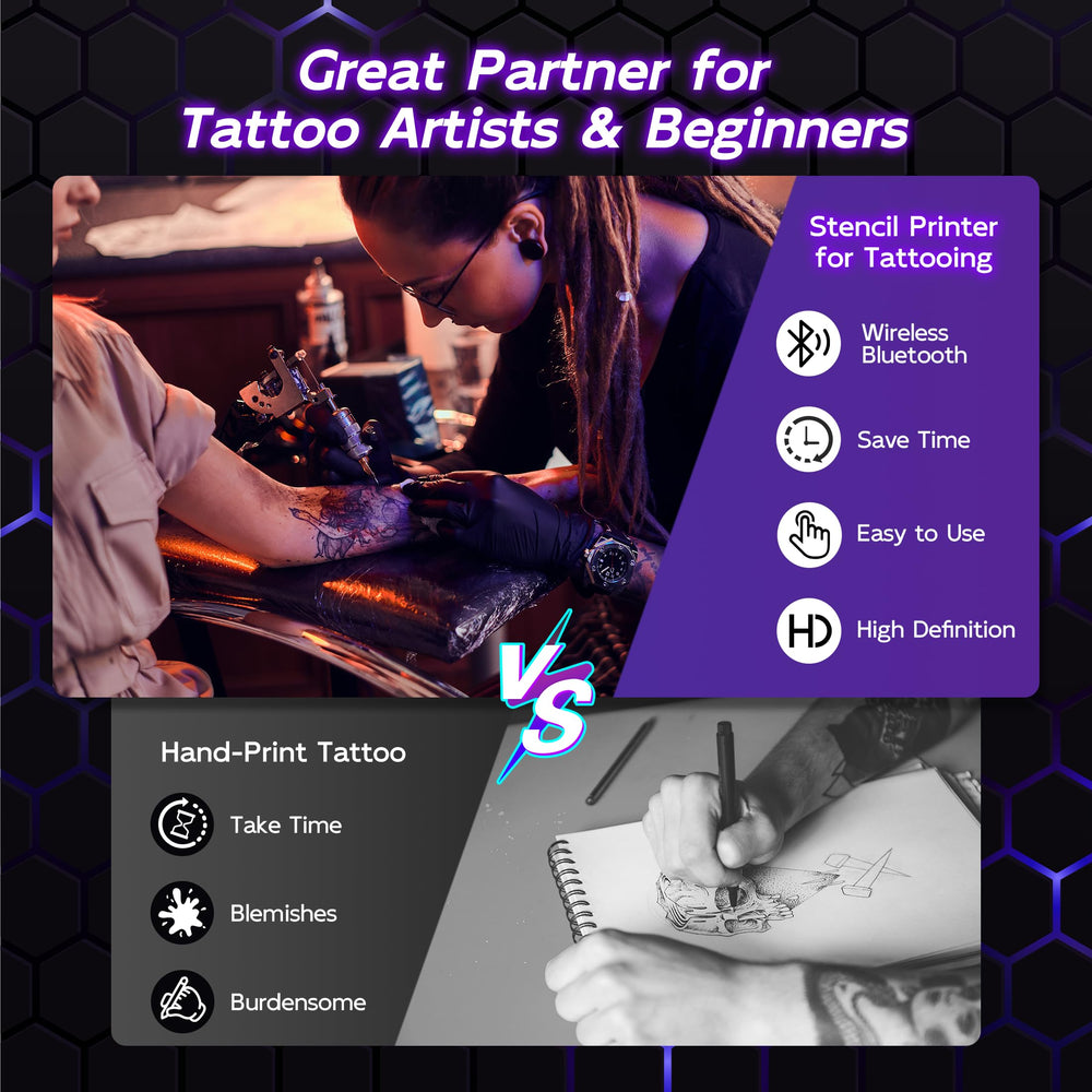 Itari Tattoo Stencil AI designs interface demonstrates diverse design options