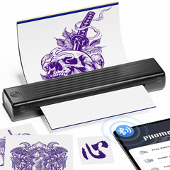 Itari Tattoo Stencil Printer Kit setup shows quick wireless setup for beginners