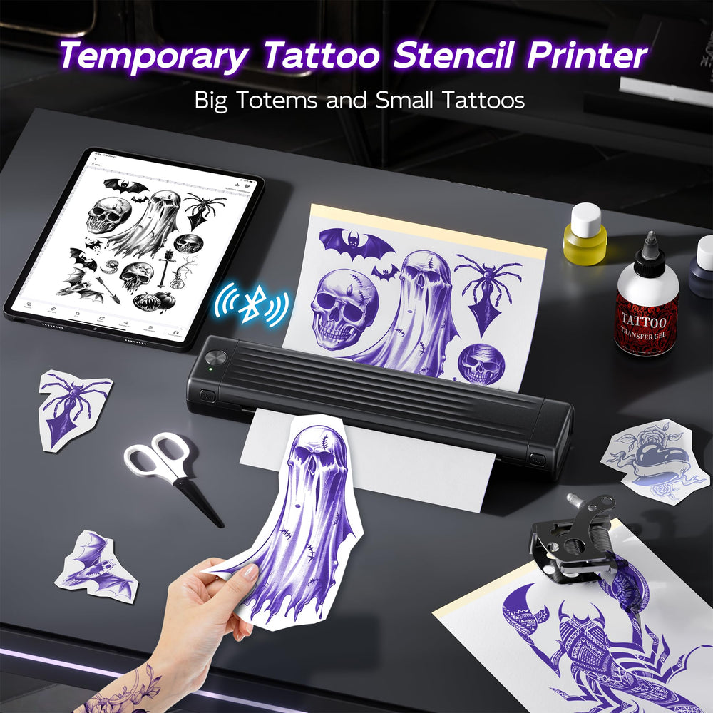 Itari Tattoo Stencil creates safe temporary tattoos on skin