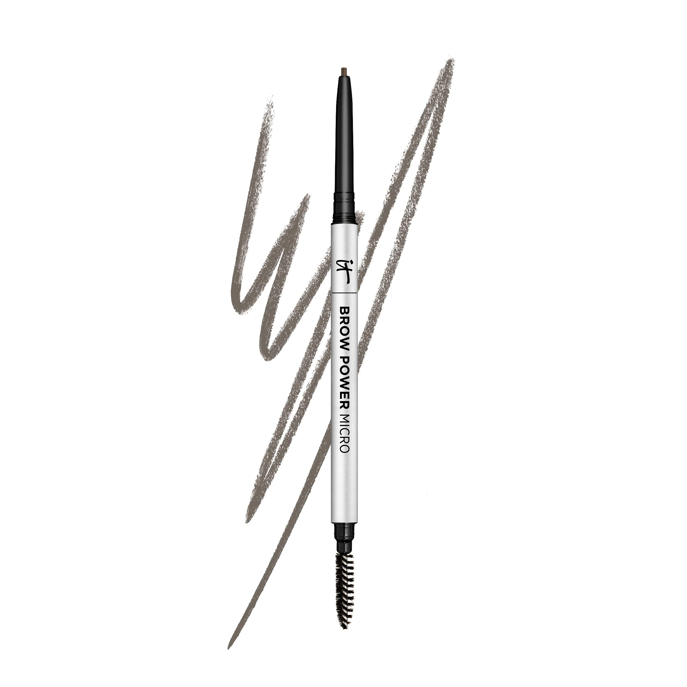 IT Cosmetics Brow Power Micro pencil tip close-up for natural hair-like strokes.