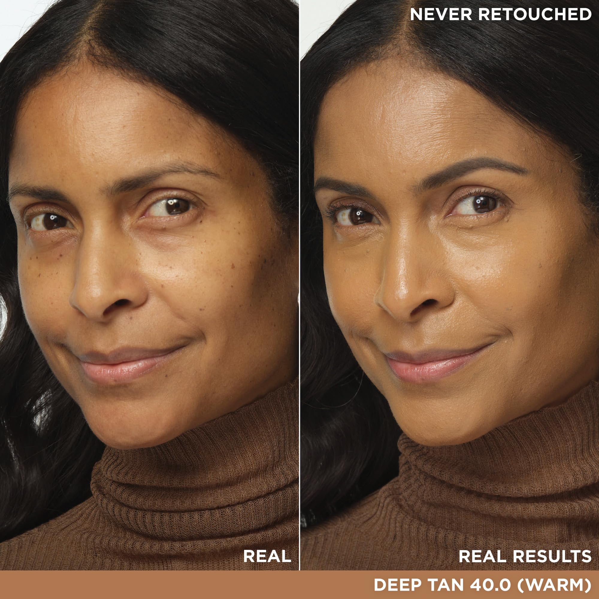 IT Cosmetics Bye Bye Under Eye Concealer creamy texture closeup shows smooth, crease-free finish.