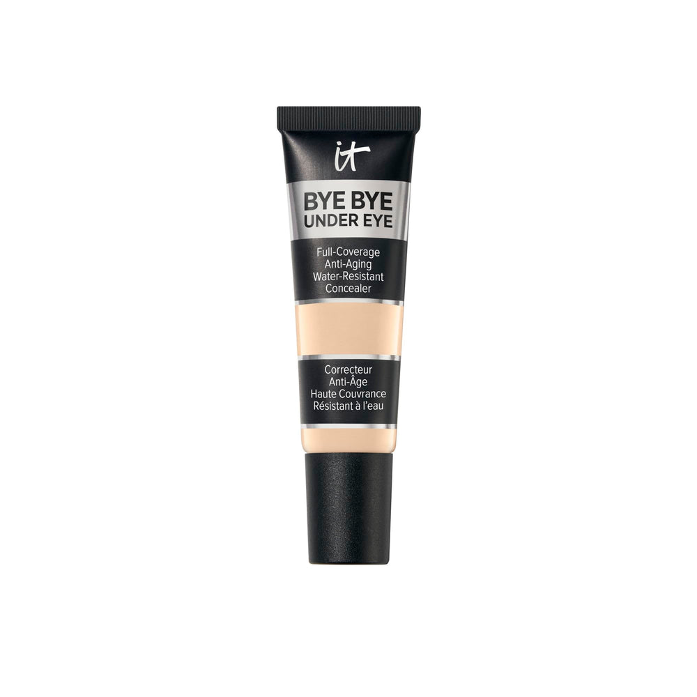 IT Cosmetics Bye Bye Under Eye Concealer Light Nude tube close-up for smooth coverage