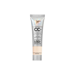 IT Cosmetics CC+ Cream Travel packaging bottle for on-the-go flawless coverage.