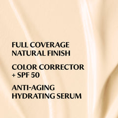 IT Cosmetics CC+ Cream swatch showing balanced color correction for redness and uneven tone