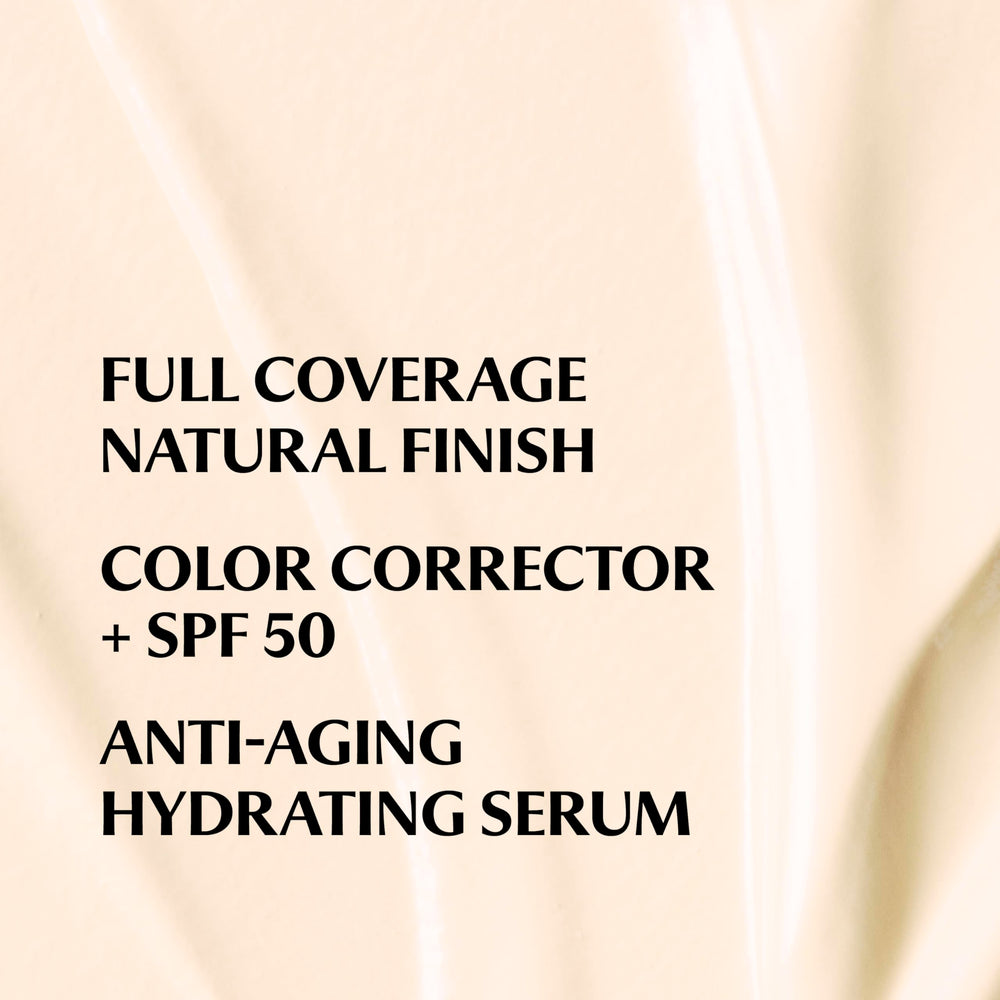 IT Cosmetics CC+ Cream SPF 50+ labeling close-up for sun protection.