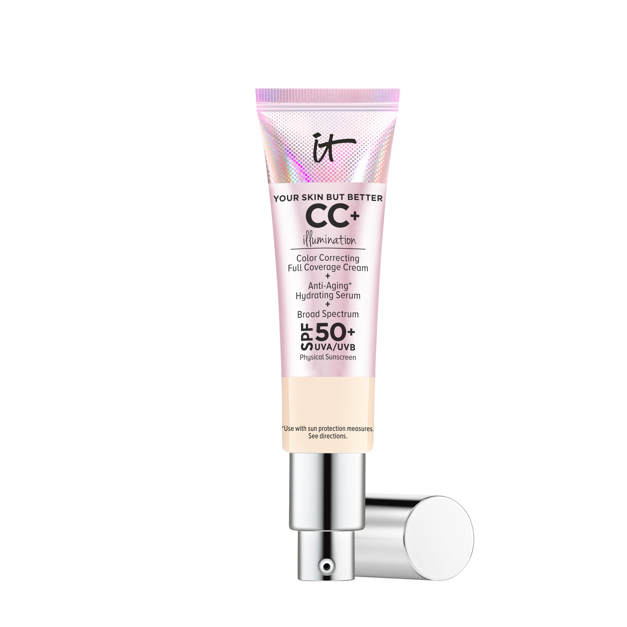 IT Cosmetics CC+ Cream Illumination (Fair) – Radiant Full-C Coverage S ...