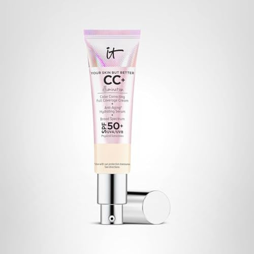 IT Cosmetics CC+ Cream Illumination long-wear finish—reduces visible imperfections