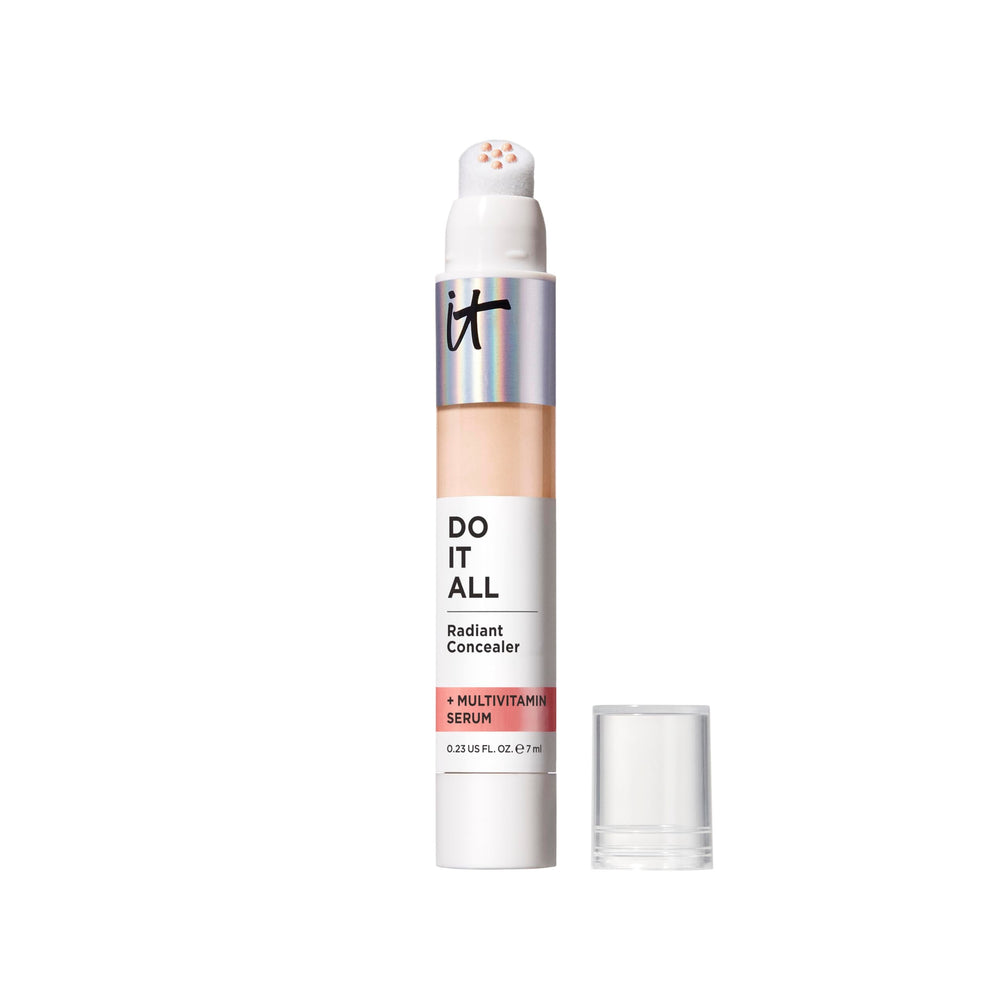 it cosmetics do it all radiant concealer tube close-up highlighting silky creaseless texture.