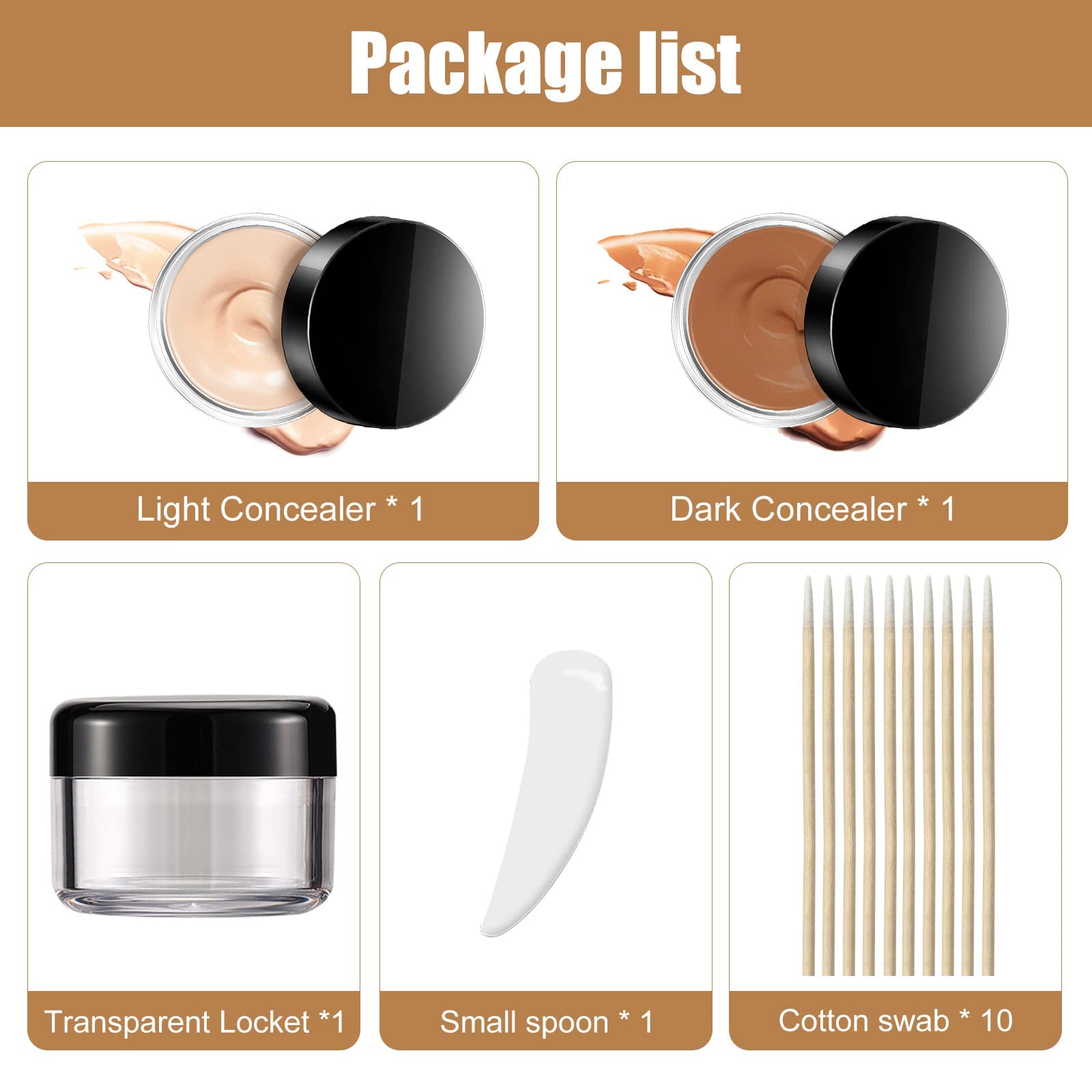ITECFREELY Tattoo Cover Up Makeup wide-application conceals scars and spots beyond tattoos