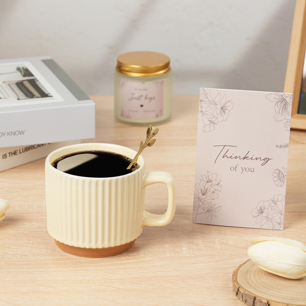 Ithmahco Thinking of You Gift Basket card on nightstand reminds her she’s not alone