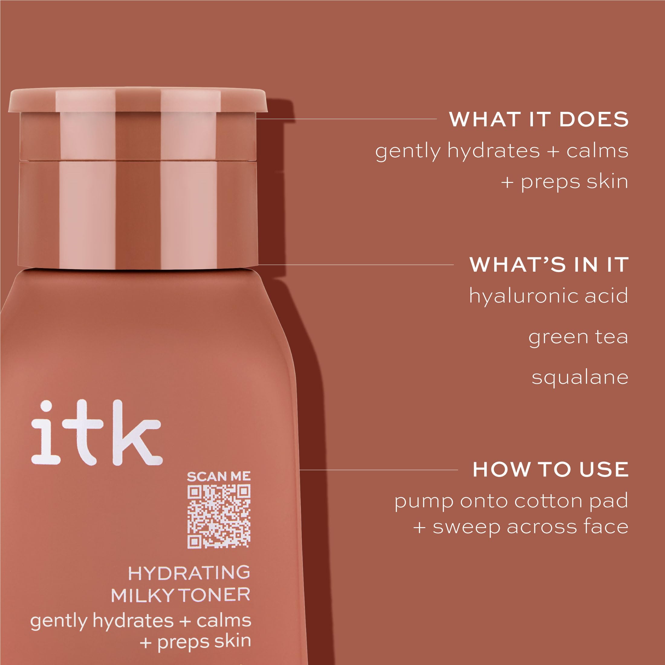 ITK Hydrating Milky Toner hyaluronic-acid veil adds lasting moisture without heaviness