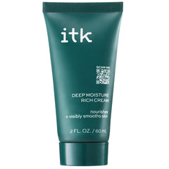 ITK Deep Moisture Cream jar close-up for daily hydration.