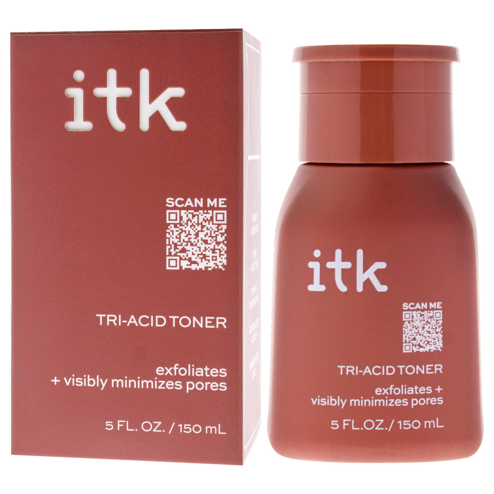 ITK Tri-Acid Toner dark spots brightening effect on skin