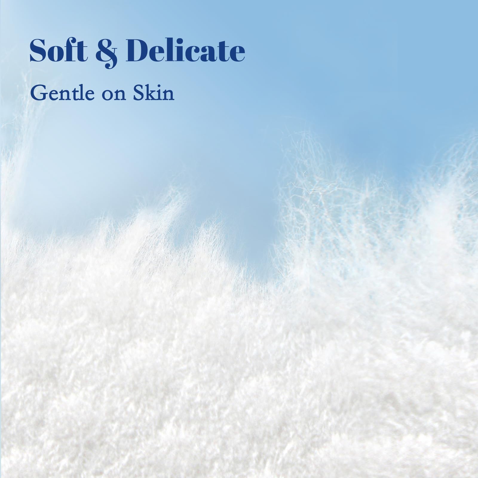ITO disposable face towel dual-textured design for deep cleansing and eye-area care
