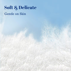 ITO disposable face towel dual-textured design for deep cleansing and eye-area care
