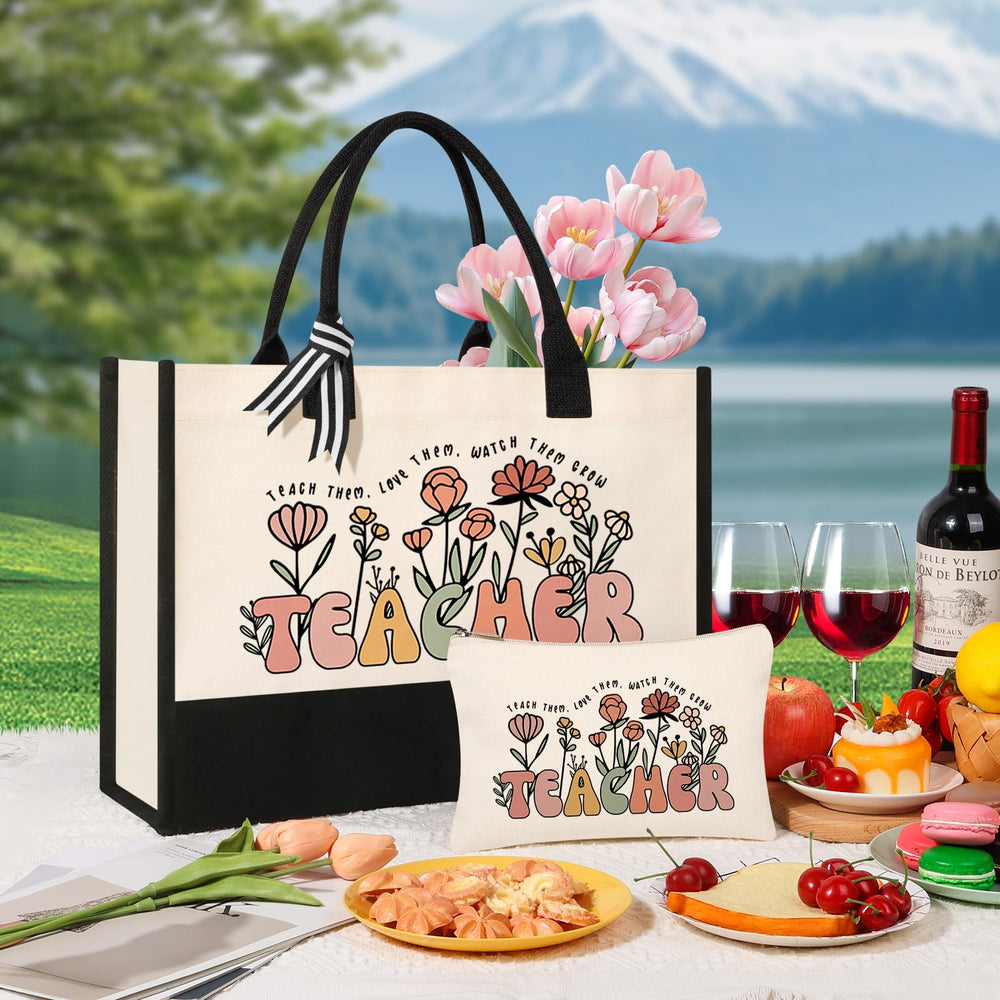 Itotegifts canvas tote bag sturdy handles for daily comfort