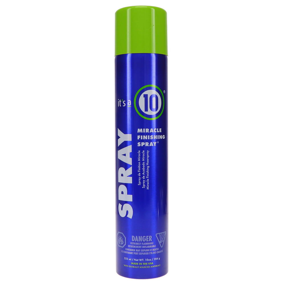 Its a 10 finishing spray applied on damp hair for a polished finish.