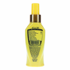 It's a 10 Haircare Blonde Miracle Leave-In spray used for detangling and brass control.