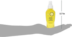 It's a 10 Haircare Miracle Leave-In blondes hands-apply demonstrates lightweight conditioning.