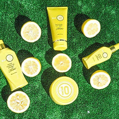 It's a 10 Haircare Miracle Leave-In blondes wet-hair-application supports detangling on wash day.