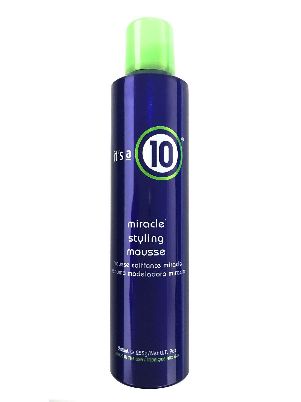 It's a 10 Haircare Miracle Styling Mousse bottle for weightless hold and easy styling.