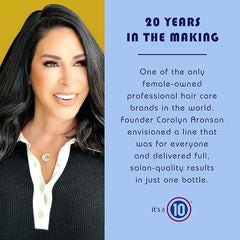 The 10 Haircare Miracle Styling Mousse hair lift enables textured updos.