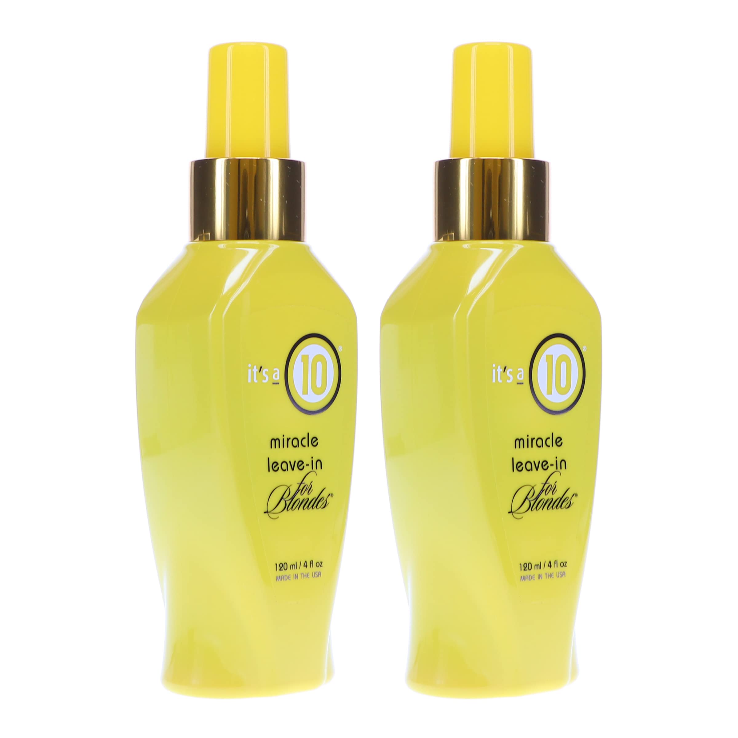 Its A 10 Miracle Blonde Leave-In nourished-ends for healthier-looking strands.