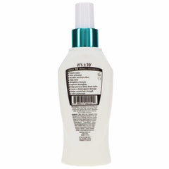 It's a 10 Miracle Blow Dry H2O Shield spray application ensures even coverage for weather protection.