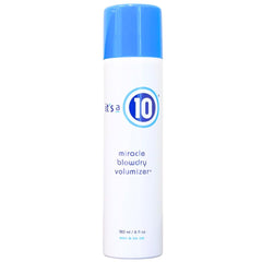 It's A 10 Miracle Blowdry Volumizer bottle for lightweight heat protection and smooth volume.