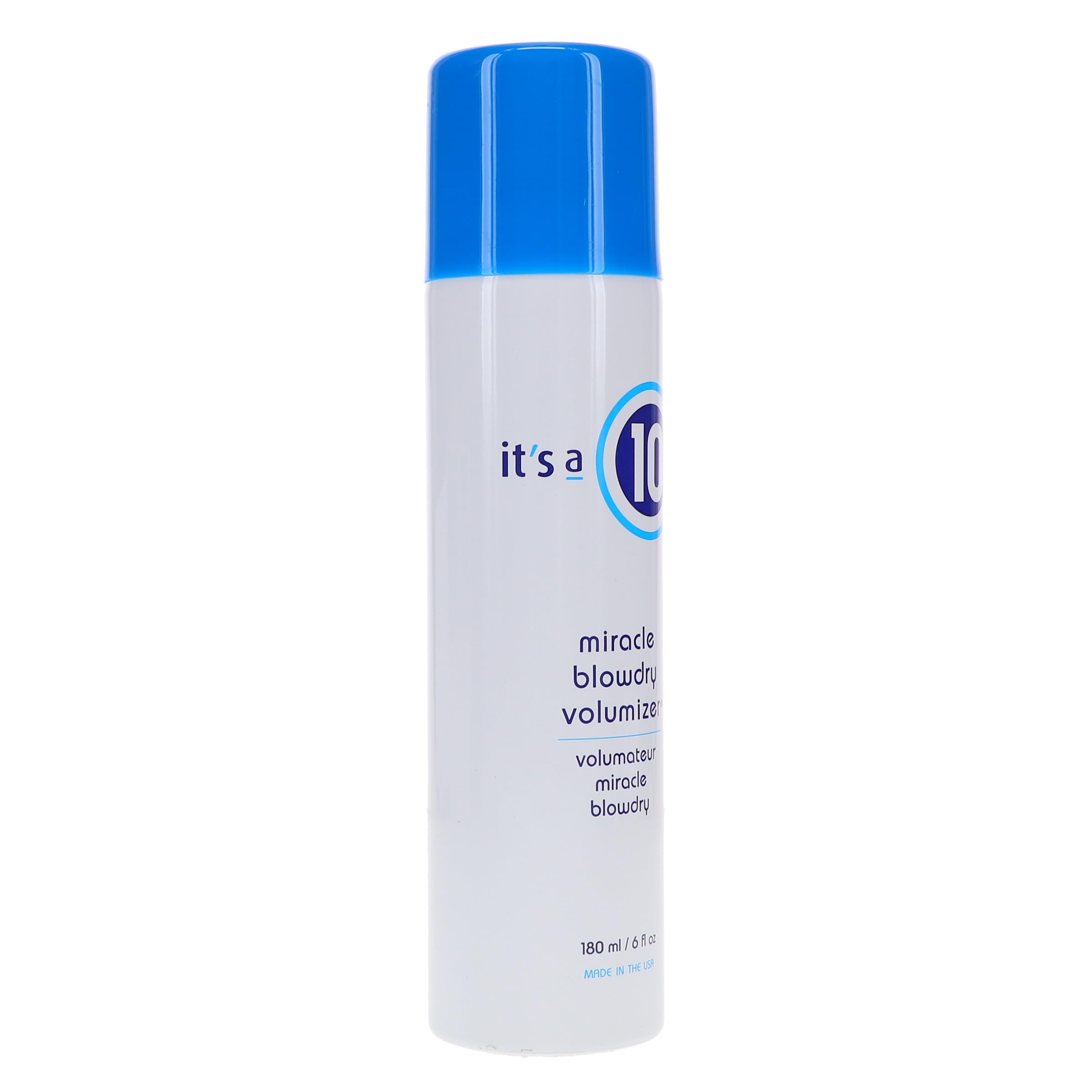 It's A 10 Miracle Blowdry Volumizer styling tip image shows root-first application.