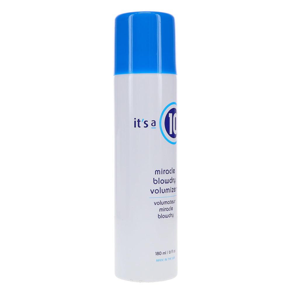 It's A 10 Miracle Blowdry Volumizer styling tip image shows root-first application.