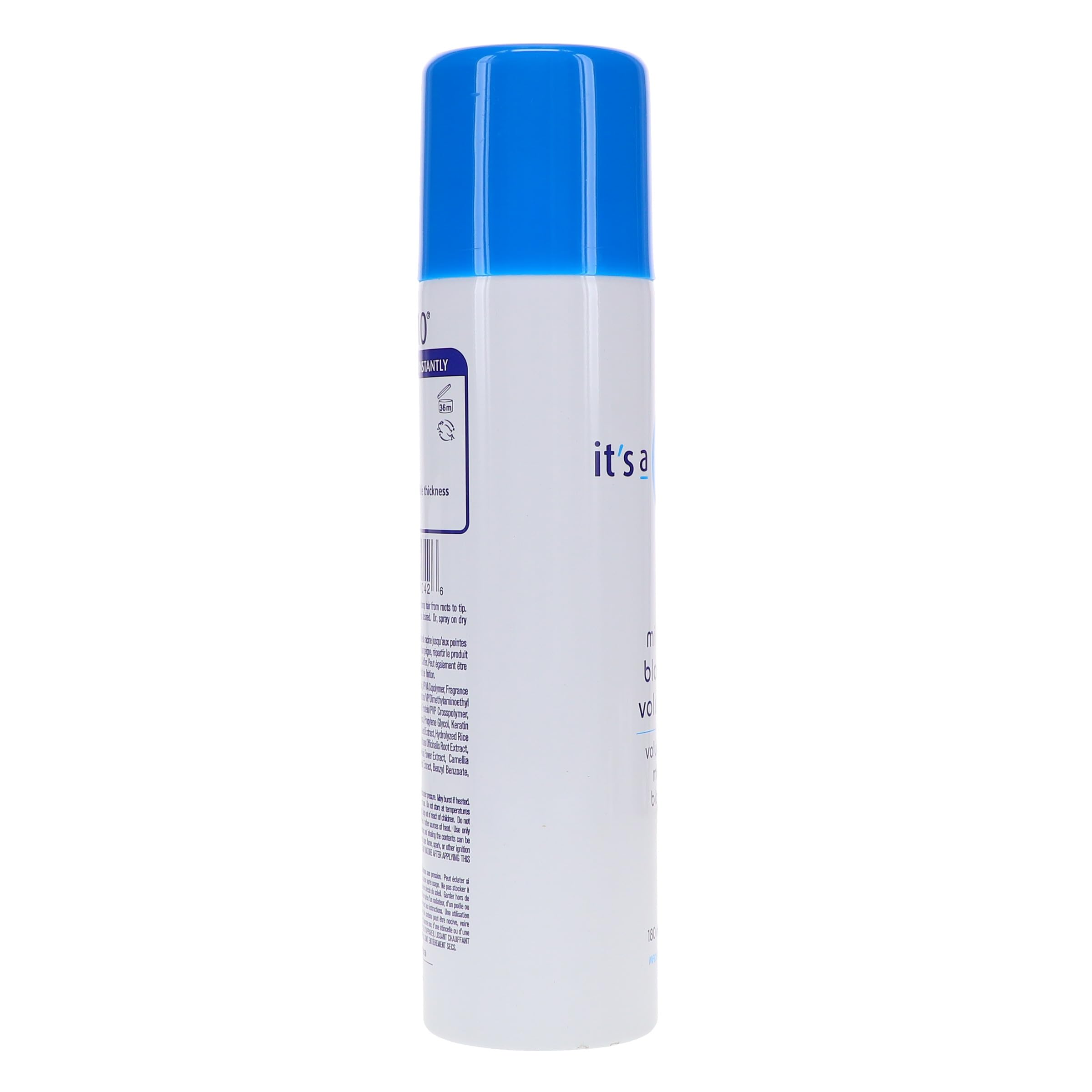 It's A 10 Miracle Blowdry Volumizer UV protectant shields color and glow.